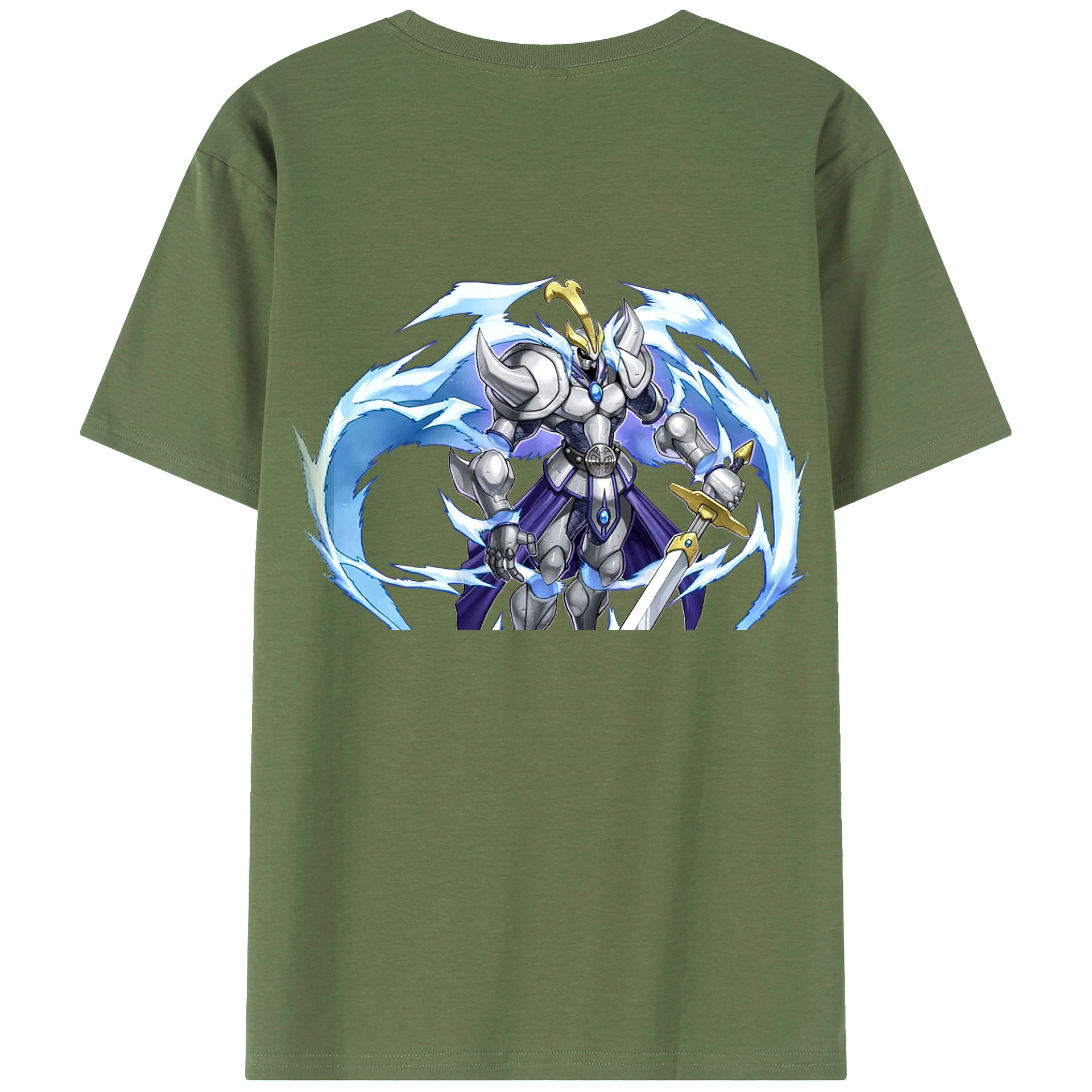 （画像用） 遊☆戯☆王 Yu-Gi-Oh! 綿100％ メンズ半袖Tシャツ（バックプリント） 通気性